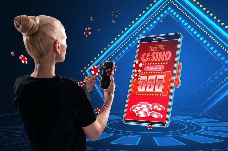Pengguna sedang menggunakan layanan bantuan pelanggan digibet4d melalui perangkat mobile