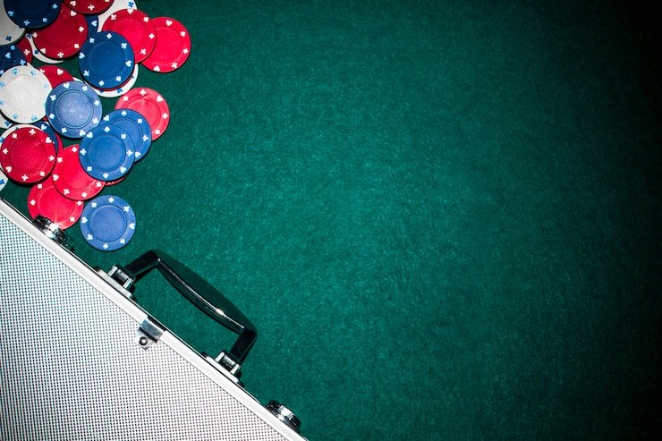 Simulasi permainan blackjack live casino dengan desain elegan dan responsif